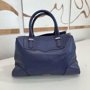 Rebecca Minkoff Amorous Blue Satchel Purse Bag